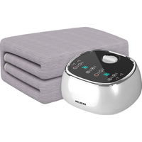 美菱 MELING电热毯双温双控水暖毯电褥子双人恒温智能水暖电热毯1.8*2.0米