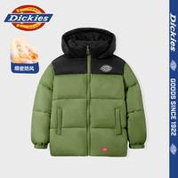 DickiesDickies童装男童衣服2025保暖棉服男孩防风上衣洋气儿童冬装 军绿/DK白标K 160 150L