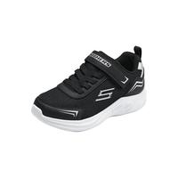 Skechers斯凯奇商场同款童鞋春季2024时尚黑色缓震运动鞋403609L
