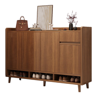 锦需实木鞋柜家用门口2025入户玄关柜一体室内收纳储物柜楼道鞋架 【三门一抽】80x32x100cm