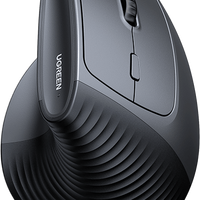 绿联 人体工学鼠标无线蓝牙静音办公护大手笔记本电脑立式垂直滑鼠