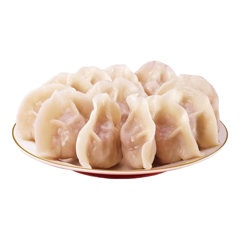福月德【纯手工】清真手工牛羊肉大水饺 6袋* 鲜嫩可口皮薄馅大速食