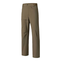 萨洛蒙 男款 城市轻户外防泼水舒适透气轻薄徒步休闲长裤 WAYFARER PANTS 花菇棕 C22166