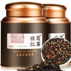 七春 茶叶自己喝暖胃桂花红茶正山小种野茶新茶浓香散茶500g妇女节