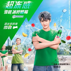 可口可乐 雪碧酷莓无糖冰柠酷莓味气泡水0糖0脂0卡整箱饮料 500ml*12瓶