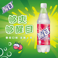 可口可乐醒目饮料 荔枝味苹果味汽水碳酸饮料 500ml*6/12瓶 醒目荔枝味500ml 12瓶装