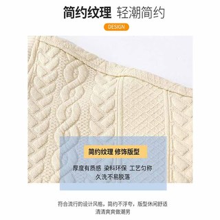 顶峰保罗 长袖提花套头卫衣 麻灰 2XL