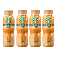 星巴克（Starbucks）咖啡饮料 星茶饮咖啡拿铁咖啡 星茶咖系列浓郁香气 铁观音乌龙拿铁咖啡270ml*4瓶