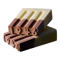 中街1946 黑白半巧牛乳巧克力冰淇淋80g*4支 雪糕冰激凌生鲜冷饮