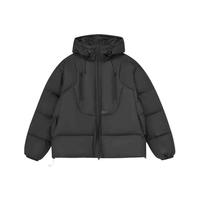 FPA双拉立体短款羽绒服秋冬男女款2025户外保暖防风运动外套 椰白色 S