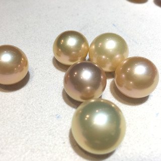 滴水成珠南珠世家 滴水成珠 粉色淡水珍珠散珠裸珠半孔珠正圆形diy用珠 8-9mm