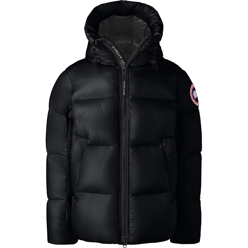 加拿大鹅（Canada Goose）Crofton 男女同款短款羽绒服派克大衣大鹅羽绒服 2252M 61 黑色 选择小一码，该款尺码偏大 M