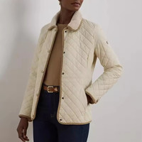 RALPH LAUREN 女士仿羊羔绒领绗缝外套 多色可选