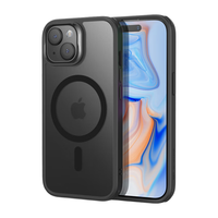  ESR/亿色 防摔 iPhone15promax手机壳 Magsafe磁吸充电保护套  黑边透黑 ABS+PC