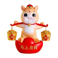 2026马年新年公仔卡通生肖龙摆件装饰品2024龙年吉祥物本命年