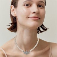 移动端、88VIP：Vivienne Westwood 珍珠星球吊坠项链 链长40cm 5668845979757