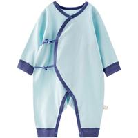 欢喜小熊婴儿连体衣秋季新生儿蝴蝶衣宝宝纯棉衣服秋冬天打底衣和尚服