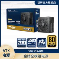 银欣 VG650W金牌ATX3.1电源PCIe5.1/全日系电容风扇启停