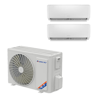 格力（GREE）空调一拖二 变频家用空调壁挂分体式空调多联式中央空调 Free S 2匹 三级能效（1+1）设备价