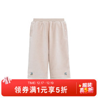 white wheat 儿童2025冬季新款裤子加绒男女童灯芯绒宝宝针织阔腿裤 棕色 100