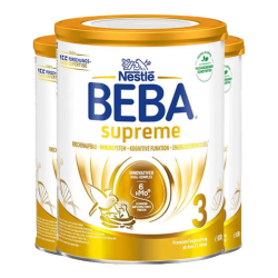 雀巢 德国雀巢beba至尊版贝巴婴儿奶粉6种HMO价保30天 3段 830g*3罐