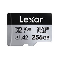 雷克沙（Lexar）TF(MicroSD)存储卡 A2 V30 读速205MB/s 无人机运动相机内存卡 畅拍4K视频  SILVER PLUS 256g 256G