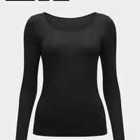 蕉内 刘浩存同款热皮301+保暖内衣女士秋衣打底衫