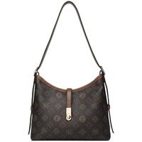 稻草人 包包女2025秋冬实用百搭斜挎包老花通勤单肩小众腋下包