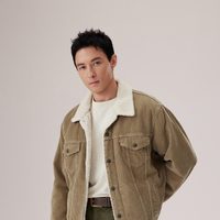 移动端：Levi's 男士仿羊羔绒毛领牛仔外套