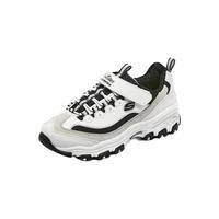 斯凯奇（Skechers）熊猫鞋童鞋男冬季百搭复古舒适厚底儿童运动老爹鞋 403825L 白色/黑色/WBK 27.5
