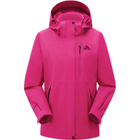 伯希和（Pelliot）【山野经典2.0】冲锋衣三合一男女秋冬户外保暖外套12340106粉M