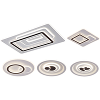 HDled吸顶灯客厅主灯卧室餐厅全屋调光灯饰包安装灯具套餐中山 力荐 三色调光丨三室两厅B