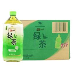 统一 低糖绿茶1L*8瓶茉莉味饮料整箱聚餐宅家囤货