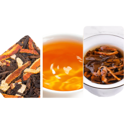 信仲号 陈皮普洱 陈皮白茶 云南勐海普洱福鼎老寿眉小圆饼便携装茶叶礼盒 陈皮白茶200g+陈皮普洱200g