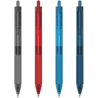 白雪【质量认证】按动中性笔用考试笔速干简约ins风签字笔0.5mm子弹头办公文具G-301 黑色12支/盒 【顺滑】黑色12支 0.5mm