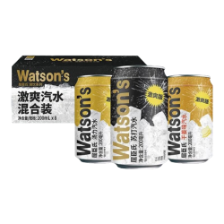 屈臣氏 混合苏打 200ml*8瓶