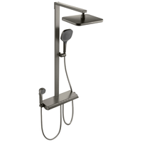 箭牌 智能恒温淋浴花洒套装零冷水数显琴键置物靠墙增压喷头HM-P02ZGGW