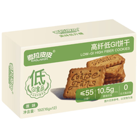 考拉皮皮 低GI饼干营养全麦低零食卡脂粗粮代餐饱腹糖友早餐食品192g