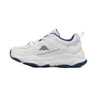 卡帕 女鞋厚底老爹鞋女2025秋冬季小个子增高运动鞋百搭小白鞋 漂白/影蓝 38