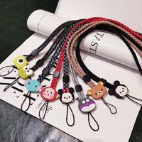 手机挂绳挂脖可爱卡通公仔挂件长短款手腕链子手机壳挂饰带防丢绳
