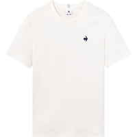 乐卡克法国公鸡男款2024春季三色系列短袖T恤L241MCNA0317 象牙白色/A02 M