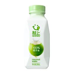 轻上 100%椰子水饮料孕妇可喝东南亚椰源纯椰子汁含电解质饮品整箱装 轻上100%椰子水245ml