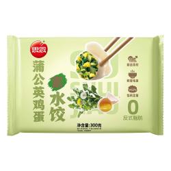思念 蒲公英鸡蛋素水饺300g