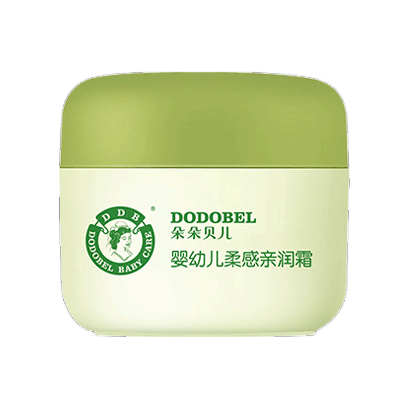 朵朵贝儿婴幼儿柔感亲肤霜50g*2瓶 儿童保湿面霜 婴儿防皴防干裂滋润霜