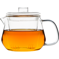 雅集 带过滤茶水分离玻璃茶壶 550ml  耐高温