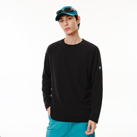 网易严选 25新品210g摇粒绒打底衫双面抓绒衣保暖高弹透气抗静电不易变形 幻影黑