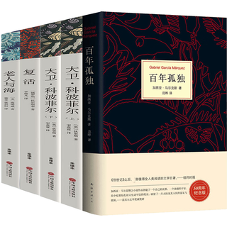  百年孤独+大卫科波菲尔+老人与海+复活 全套5册