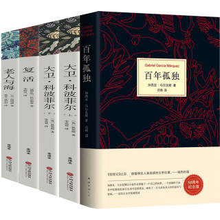  百年孤独+大卫科波菲尔+老人与海+复活 全套5册