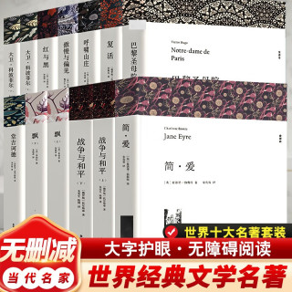  世界十大名全套13册初高中生必读名书籍