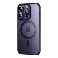 Ekakashop 防摔 iPhone磁吸保护套 透紫色 PC+TPU